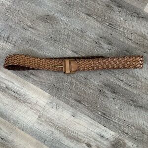 Cabi Woven Brown Leather Belt